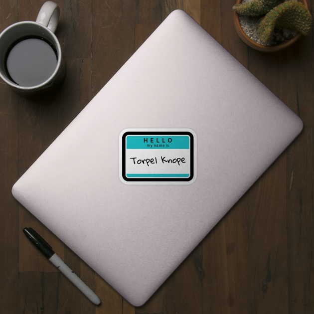 Torpel Knope Nametag by Myrtle+Muffin